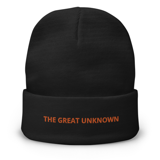 The Great Unknown (Embroidered Beanie)